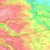 Carte topographique La Bâtie-Montgascon, altitude, relief