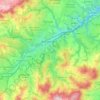 Carte topographique 42800, altitude, relief