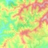 Carte topographique Fajão, altitude, relief