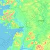 Carte topographique County Galway, altitude, relief
