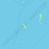Carte topographique Kepulauan Sangihe, altitude, relief