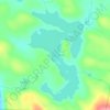 Carte topographique Lac Laviolette, altitude, relief