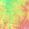 Carte topographique Marechal Thaumaturgo, altitude, relief