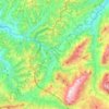 Carte topographique Escholzmatt-Marbach, altitude, relief