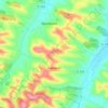 Carte topographique Garravet, altitude, relief