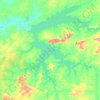 Carte topographique Lago do Manso, altitude, relief