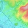 Carte topographique Rotenbühl, altitude, relief