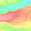 Carte topographique El Corozo, altitude, relief