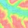Carte topographique Authieule, altitude, relief
