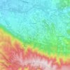 Carte topographique 84580, altitude, relief