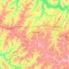 Carte topographique Guararapes, altitude, relief
