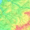Carte topographique Chesterfield Township, altitude, relief