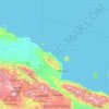 Carte topographique Madang, altitude, relief