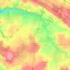 Carte topographique Bazoches-au-Houlme, altitude, relief
