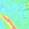 Carte topographique Nanda, altitude, relief
