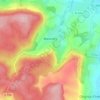 Carte topographique Malandry, altitude, relief