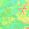 Carte topographique Tournai-Mouscron, altitude, relief