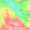 Carte topographique Le Juch, altitude, relief
