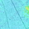 Carte topographique San Isidro, altitude, relief