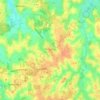 Carte topographique Marsonnas, altitude, relief