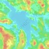 Carte topographique Caddy Lake, altitude, relief