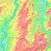 Carte topographique 54439, altitude, relief