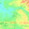 Carte topographique Villiers-Saint-Georges, altitude, relief