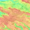 Carte topographique Communauté d'agglomération de Saint-Quentin-en-Yvelines, altitude, relief