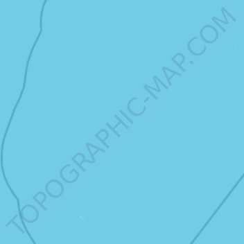 Carte topographique Îles Chesterfield, altitude, relief