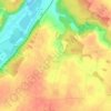 Carte topographique Soulaires, altitude, relief