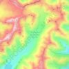 Carte topographique Te Hīwai / Murchison Glacier, altitude, relief