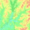 Carte topographique Franklin County, altitude, relief