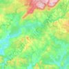 Carte topographique 70210, altitude, relief