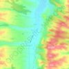 Carte topographique Moncorneil-Grazan, altitude, relief
