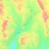 Carte topographique Arizpe, altitude, relief