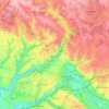 Carte topographique 79400, altitude, relief