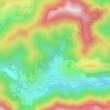 Carte topographique Bez-et-Esparon, altitude, relief