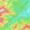 Carte topographique 66110, altitude, relief