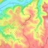 Carte topographique Loupiac, altitude, relief