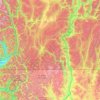 Carte topographique Similkameen—South Okanagan—West Kootenay, altitude, relief