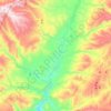 Carte topographique M'Semrir, altitude, relief