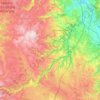 Carte topographique L'Alagnon, altitude, relief
