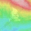Carte topographique Town of Swan Hills, altitude, relief