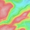 Carte topographique Bronvaux, altitude, relief