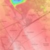 Carte topographique Merzenich, altitude, relief