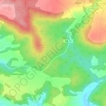Carte topographique 96224, altitude, relief