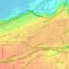 Carte topographique Detroit - Shoreway, altitude, relief