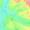 Carte topographique Payette County, altitude, relief