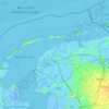 Carte topographique West Frisian Islands, altitude, relief