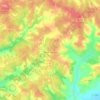 Carte topographique Saint-Ferme, altitude, relief